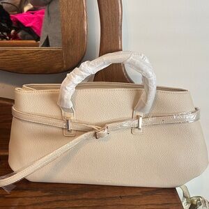 Bostanten 
Claire Elegant Suede Top Handle Tote Handbag